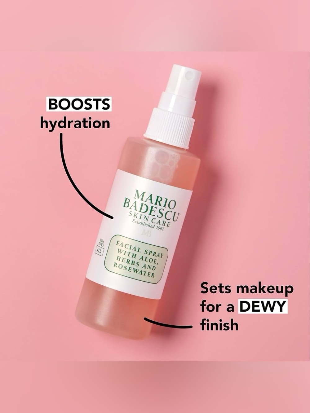 MARIO BADESCU • 2 oz • aloe herbs rosewater facial / setting spray new in box